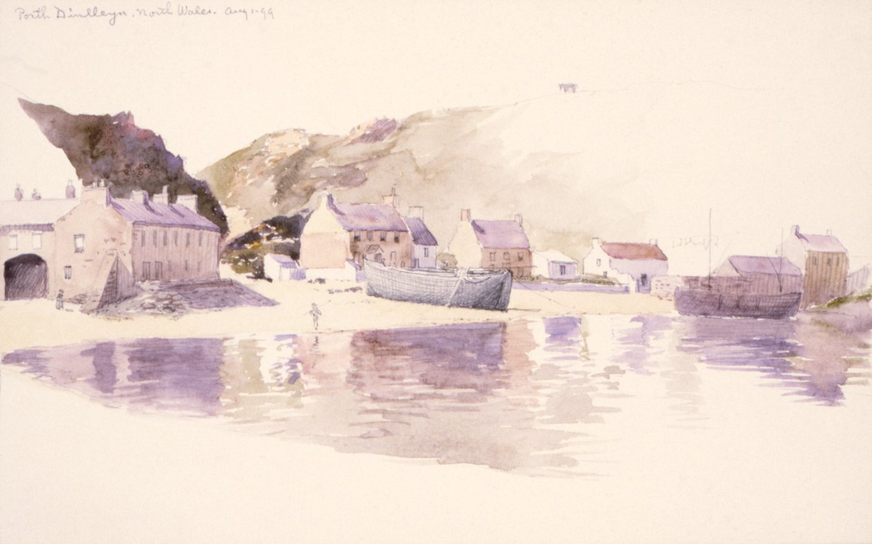 Porth Dinlleyn, Észak-Wales alkotó: George Elbert Burr