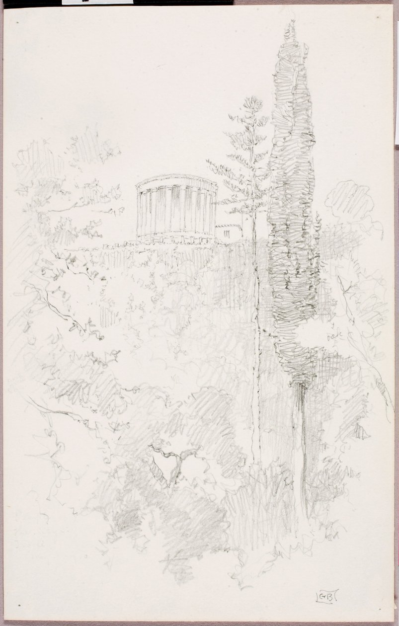 A Szibilla temploma, Tivoli alkotó: George Elbert Burr