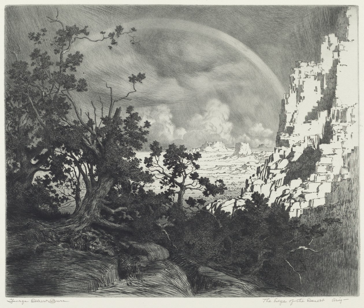 A sivatag széle, Arizona alkotó: George Elbert Burr