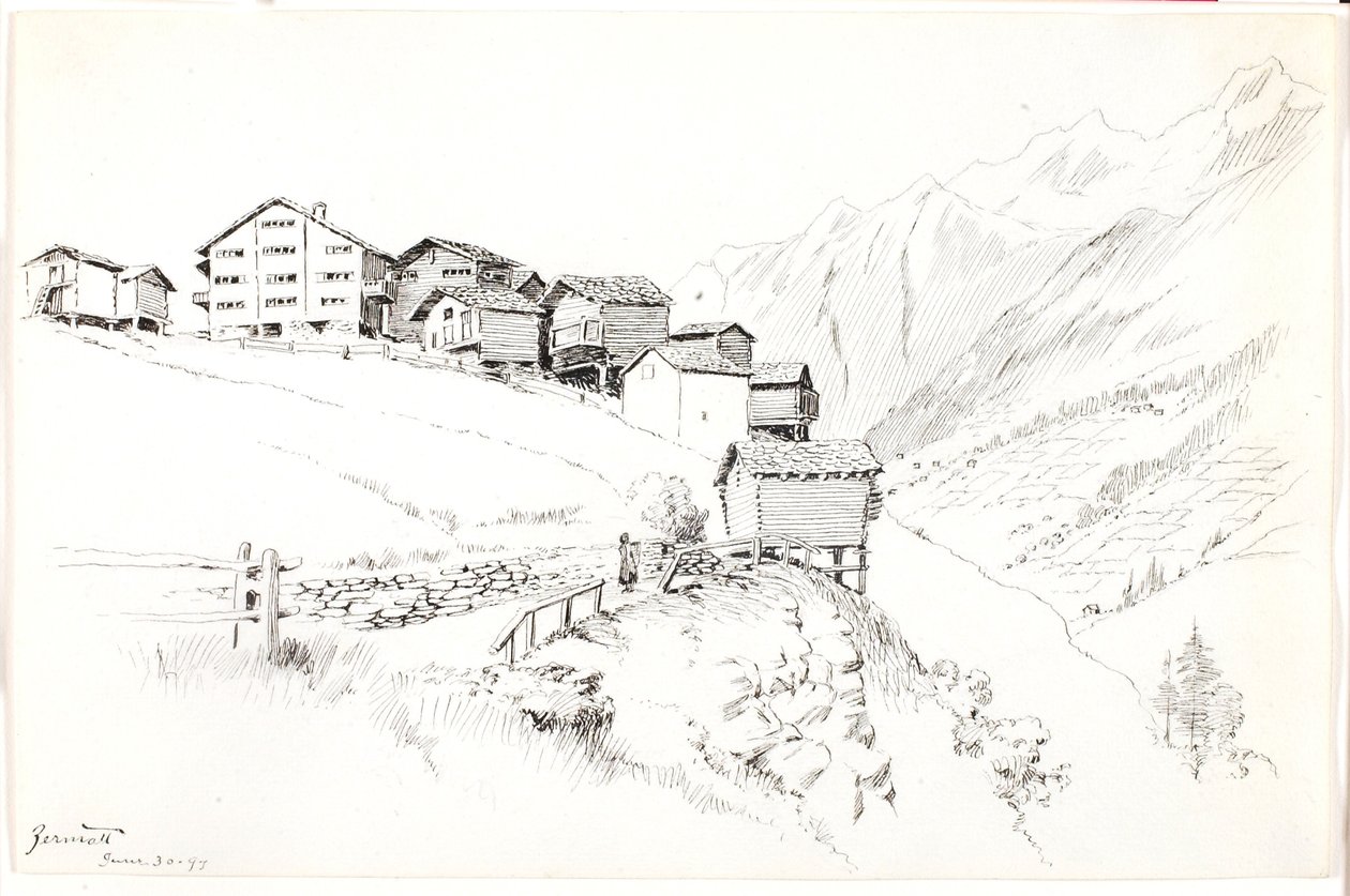 Zermatt alkotó: George Elbert Burr