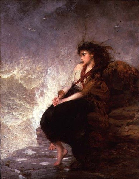 Egyedül – „Ó, egy eltűnt kéz érintésére” alkotó: George Elgar Hicks
