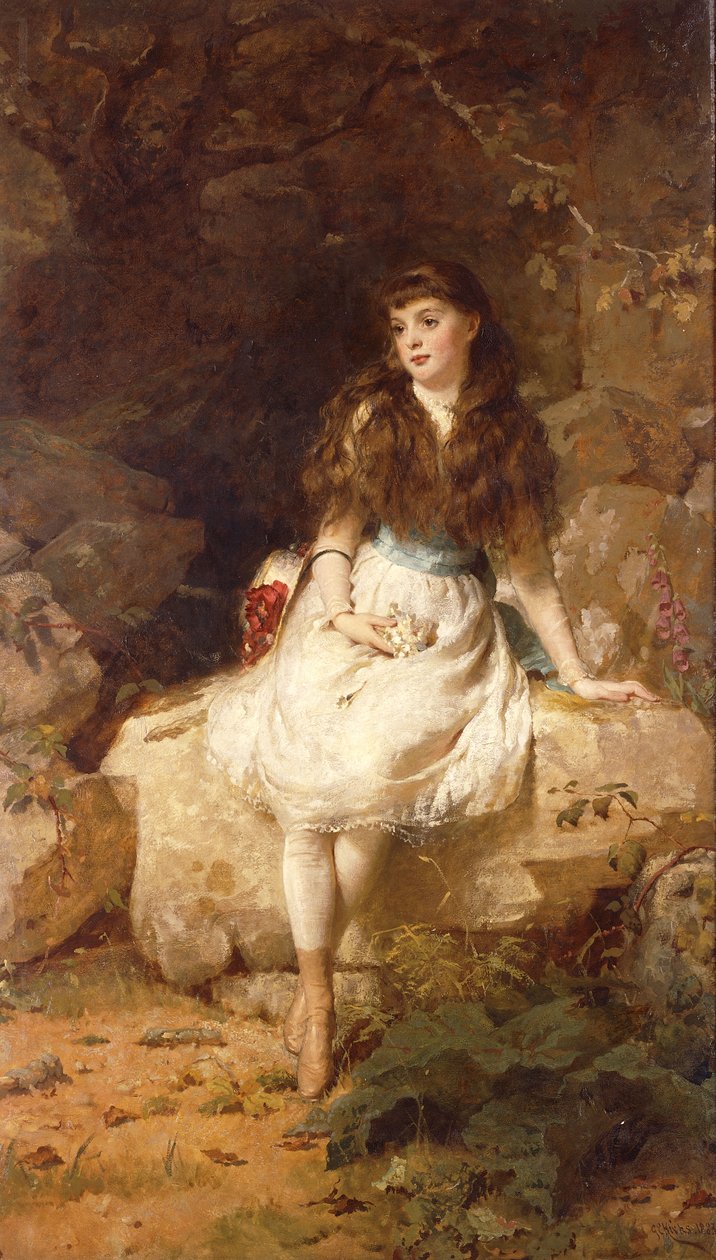 Lady Edith Amelia Ward, Dudley 1. grófjának lánya, 1883 alkotó: George Elgar Hicks