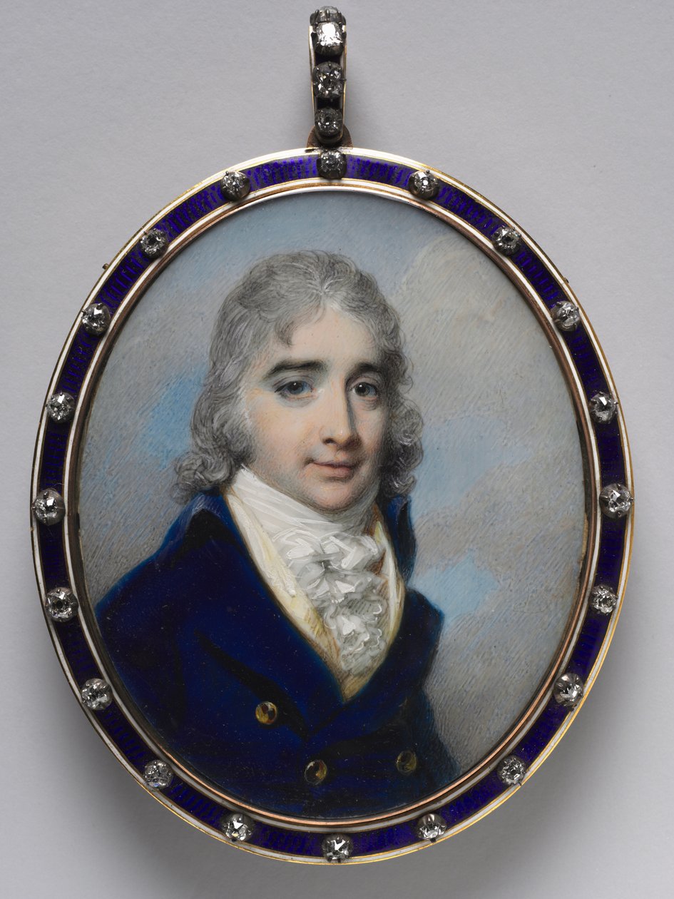 Férfi portréja, c. 1800. alkotó: George Engleheart