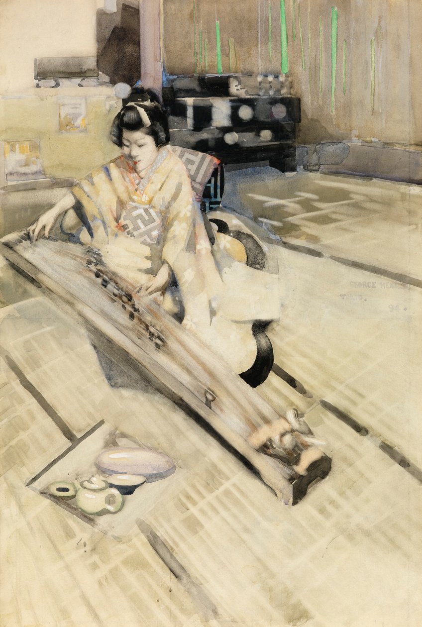 A Koto Player, Tokio alkotó: George F. Henry