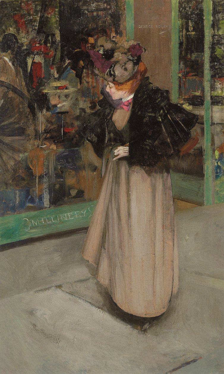 A Milliner ablaka alkotó: George F. Henry