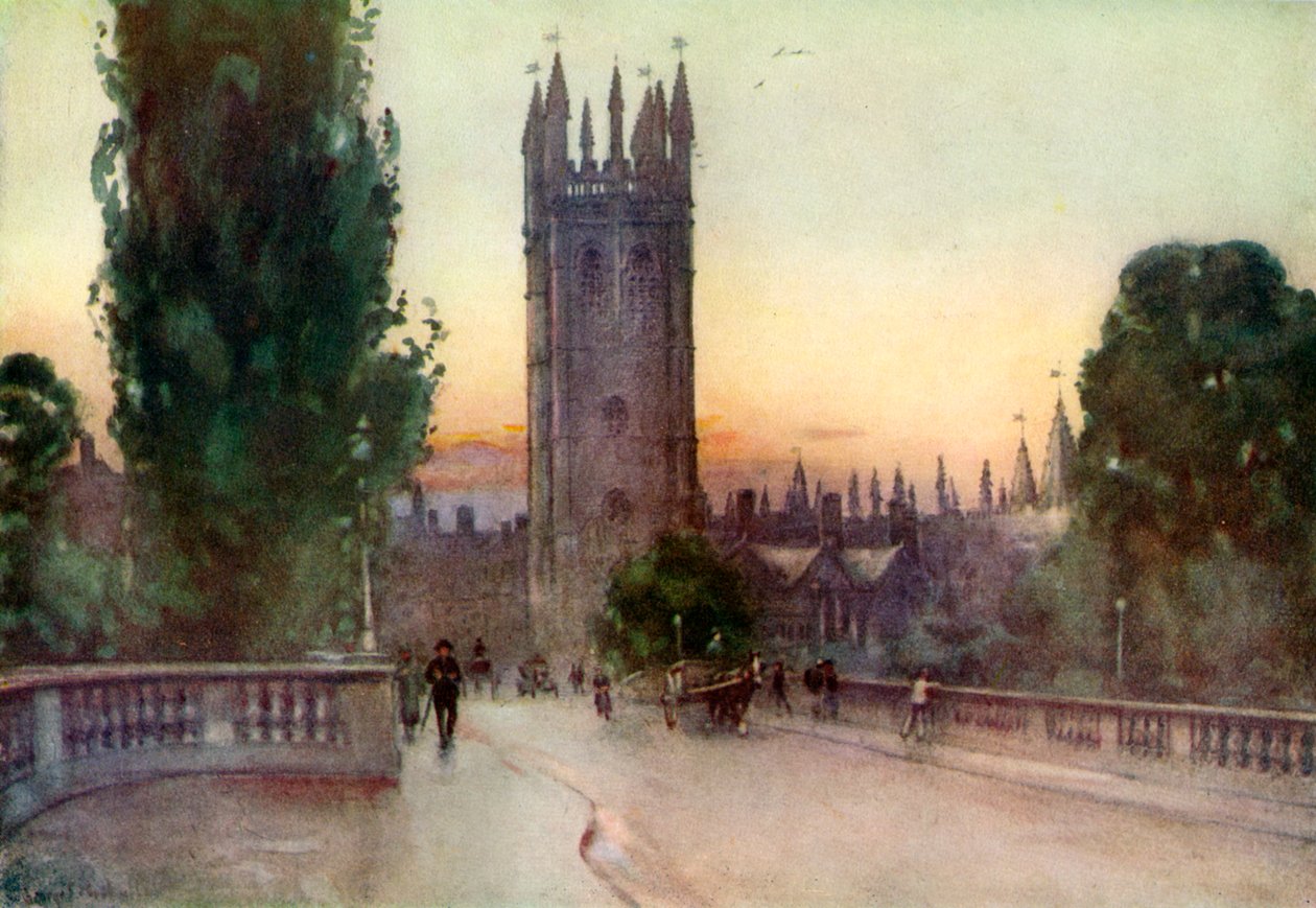Magdalen harangtorony, Oxford, Oxfordshire, 1924-1926 alkotó: George F Nicholls
