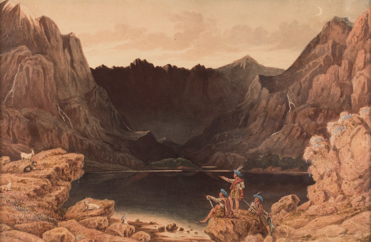 Loch Coruisk, Skye-sziget alkotó: George Fennel Robson