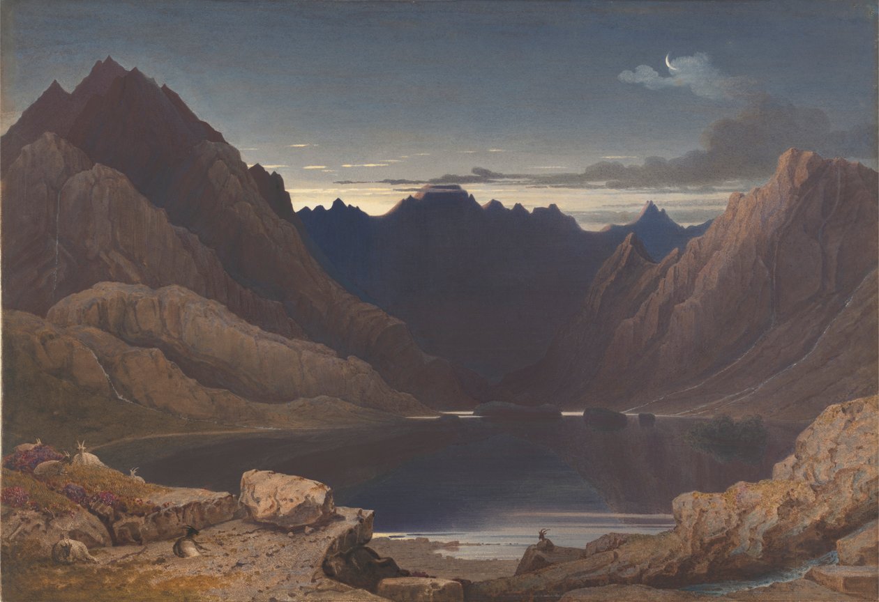 Loch Coruisk, Skye-sziget, Dawn alkotó: George Fennell Robson