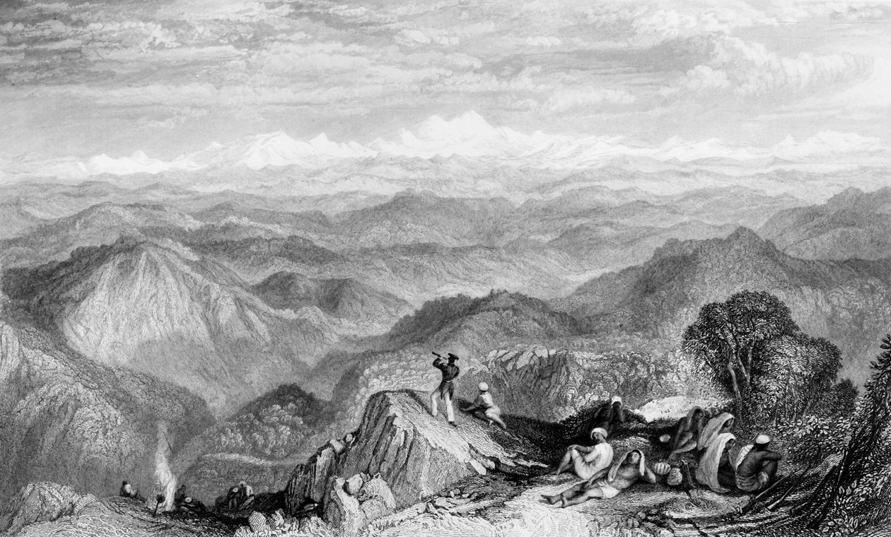 "Snowy Range, Tyne vagy Marna", 1838. alkotó: George Francis White