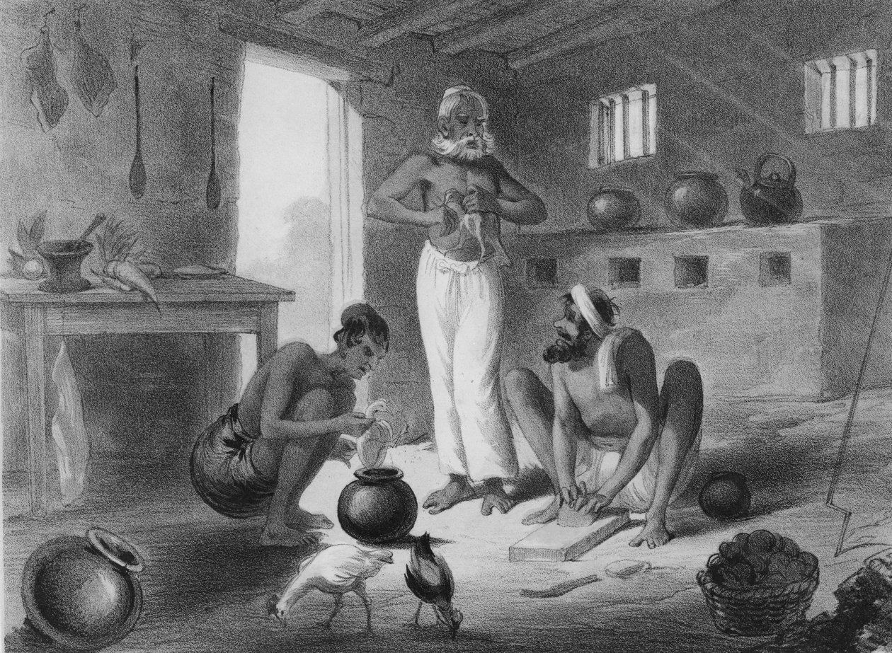 Főzőszobánk, 1858 körül (litográfia) alkotó: George Francklin (after) Atkinson