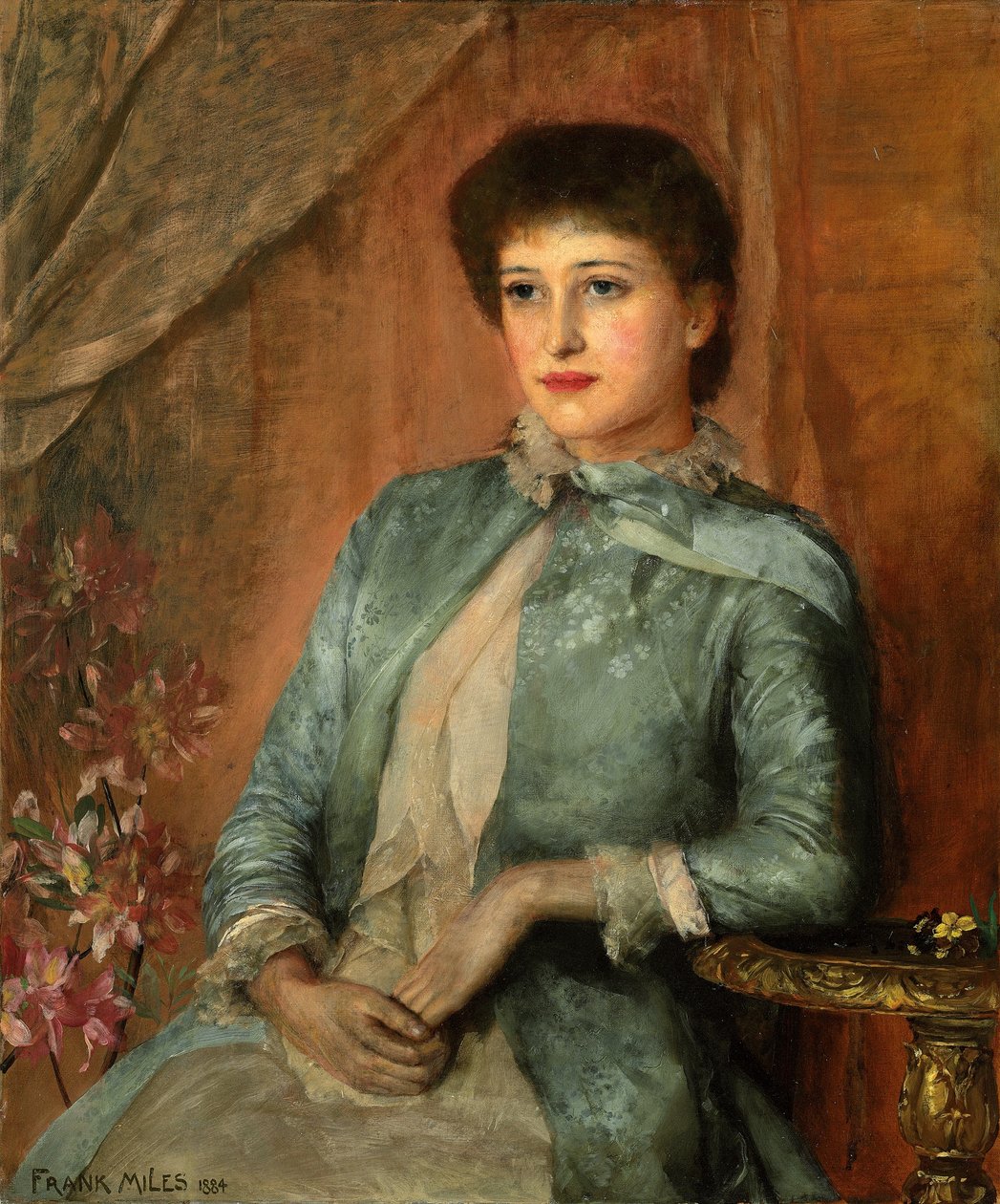 Lillie Langtry portréja, 1884 alkotó: George Frank Miles