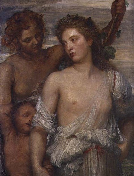 Bacchante (olaj, vászon) alkotó: George Frederic Watts