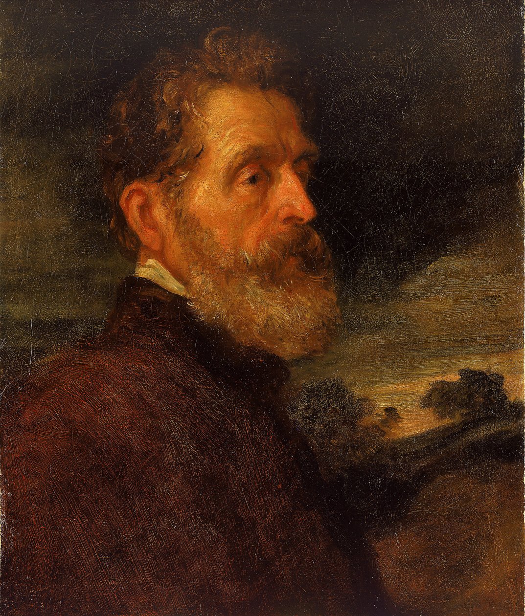 Henry John Chetwynd admirális portréja alkotó: George Frederic Watts