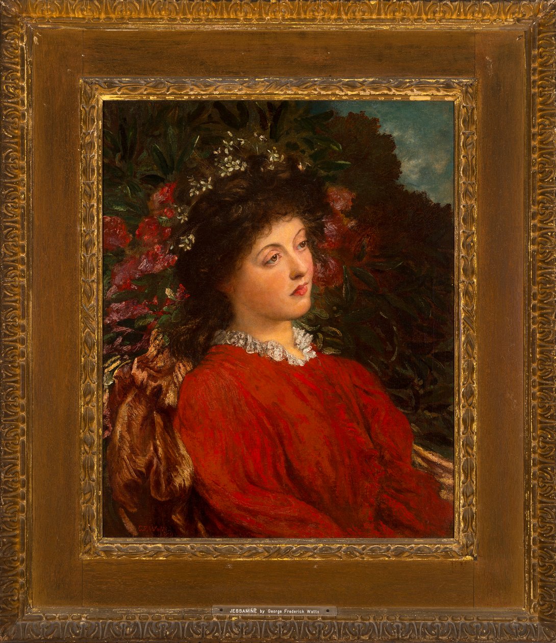Eveleen Tennant (később Mrs. F.W.H. Myers) portréja, 1876 (olaj, vászon) alkotó: George Frederic Watts