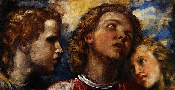 Három fej vázlata (olaj, vászon) alkotó: George Frederic Watts