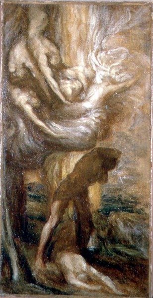 Káin átka (olaj, vászon) alkotó: George Frederic Watts