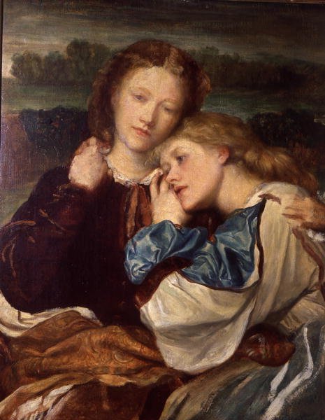 A Terry nővérek (olaj, vászon) alkotó: George Frederic Watts
