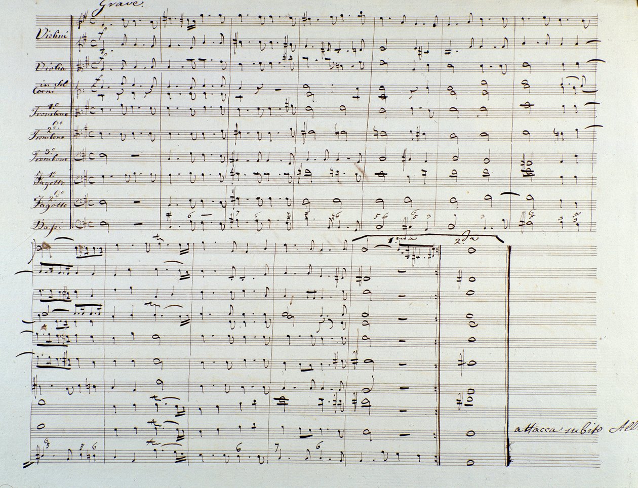 George Frederick Handel (Georg Friedrich Handel) honosított angol német zeneszerző „A Messiás” (A Messiás) partitúrájának nyitóoldala alkotó: George Frederick Handel