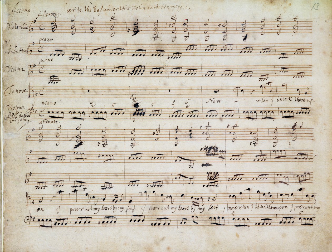 Tenor Aria, "Most, ha erre gondolok..." Handel Chandos Anthems című művéből alkotó: George Frederick Handel