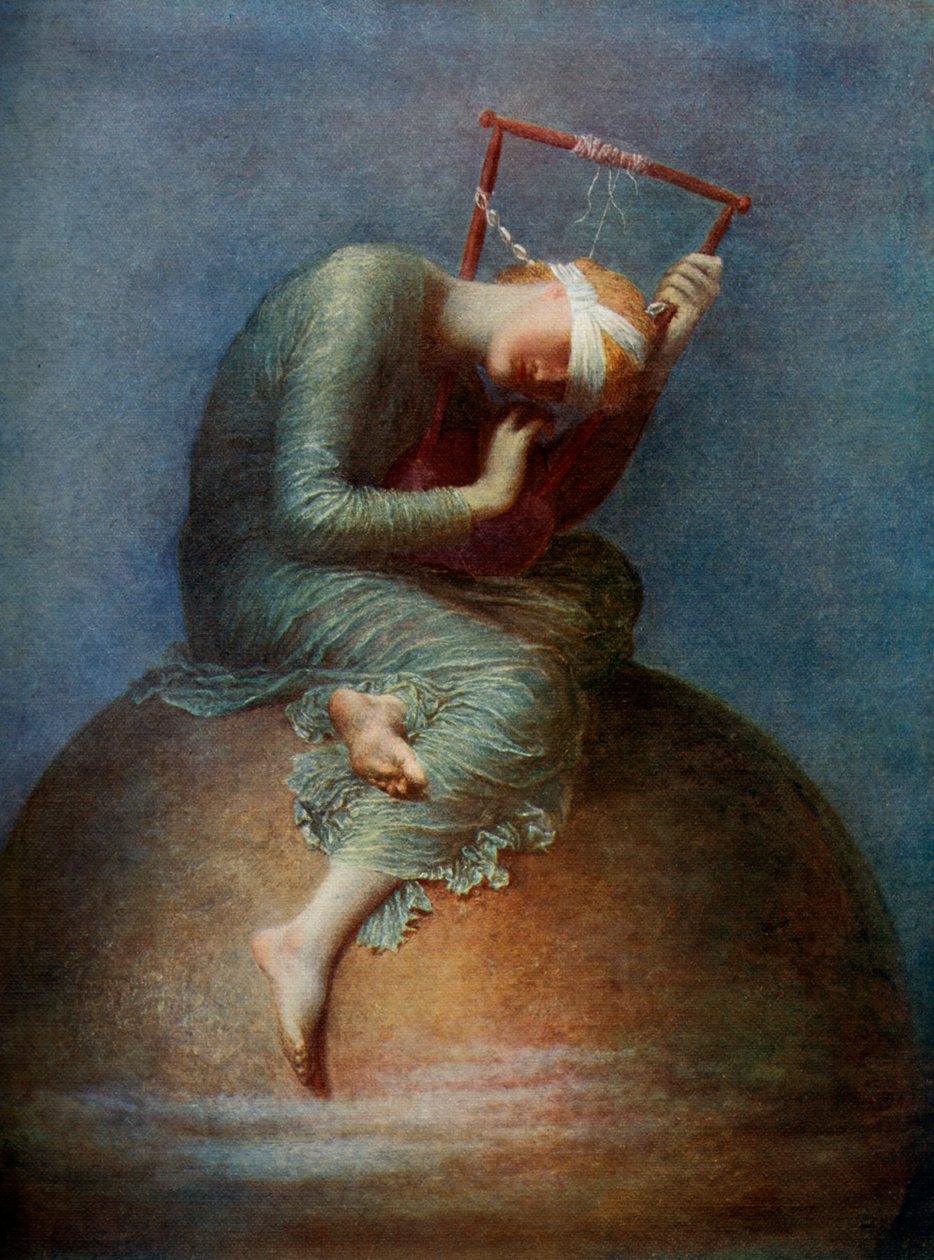 Remény, 1886, 1912. alkotó: George Frederick Watts
