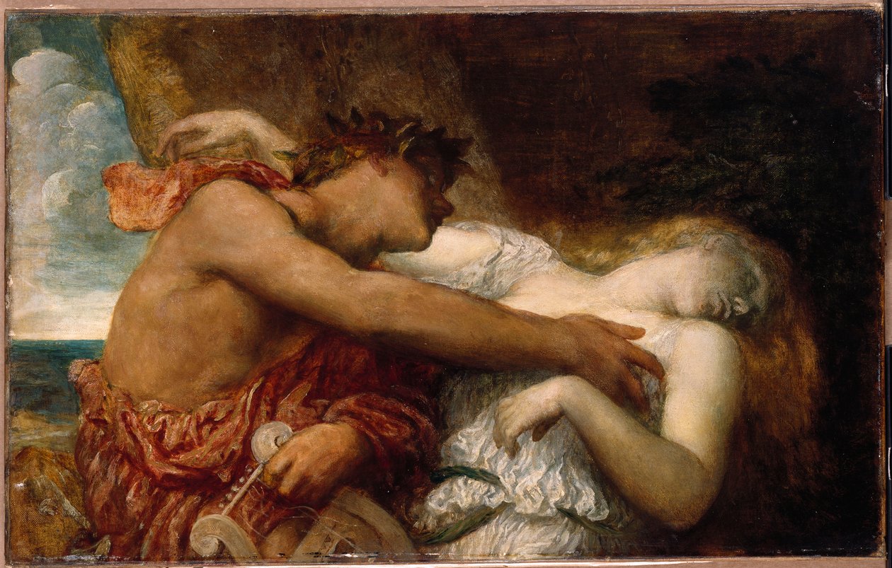 Orpheus és Eurydice, 1870 körül alkotó: George Frederick Watts