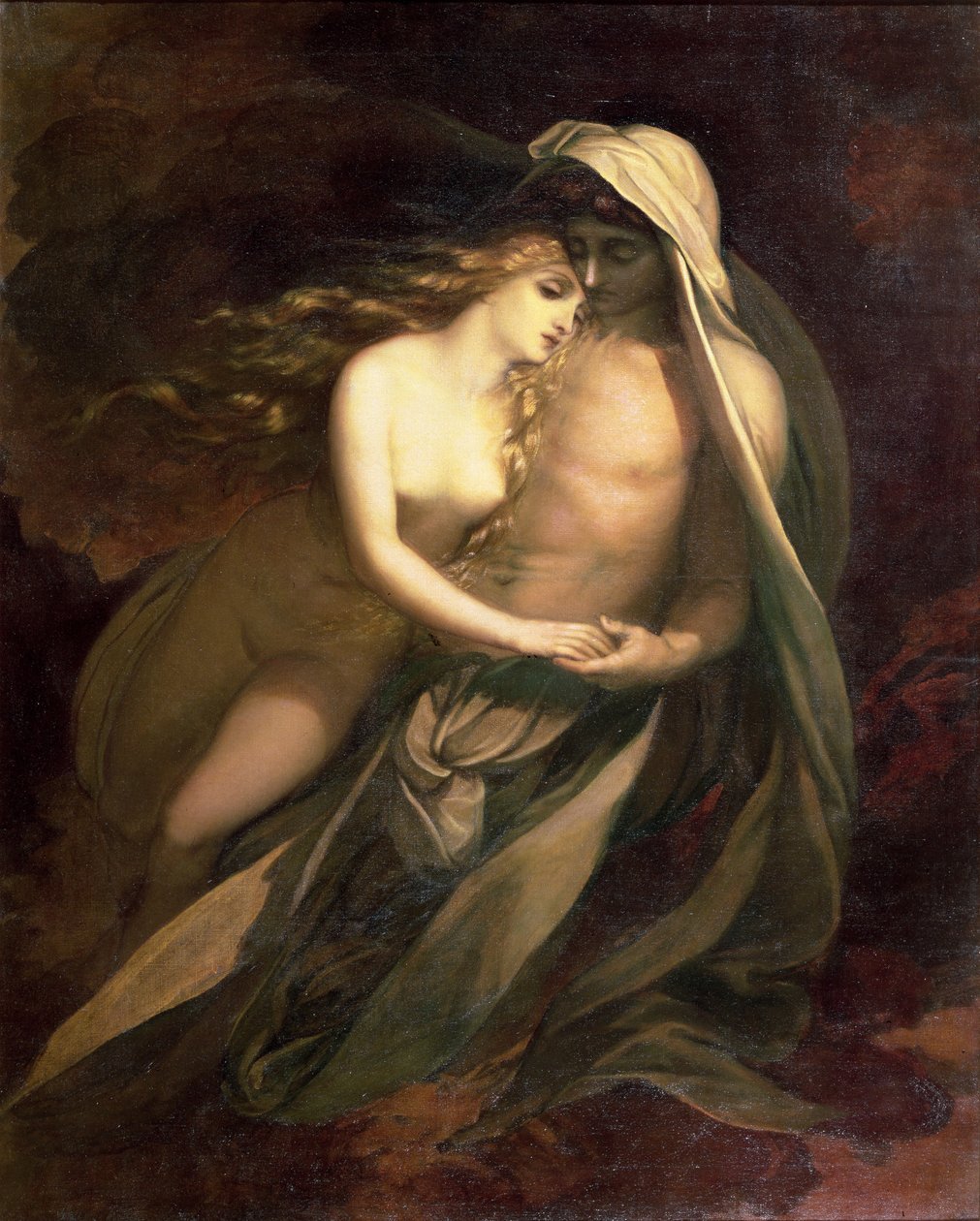 Paolo és Francesca (Rimini története) alkotó: George Frederick Watts