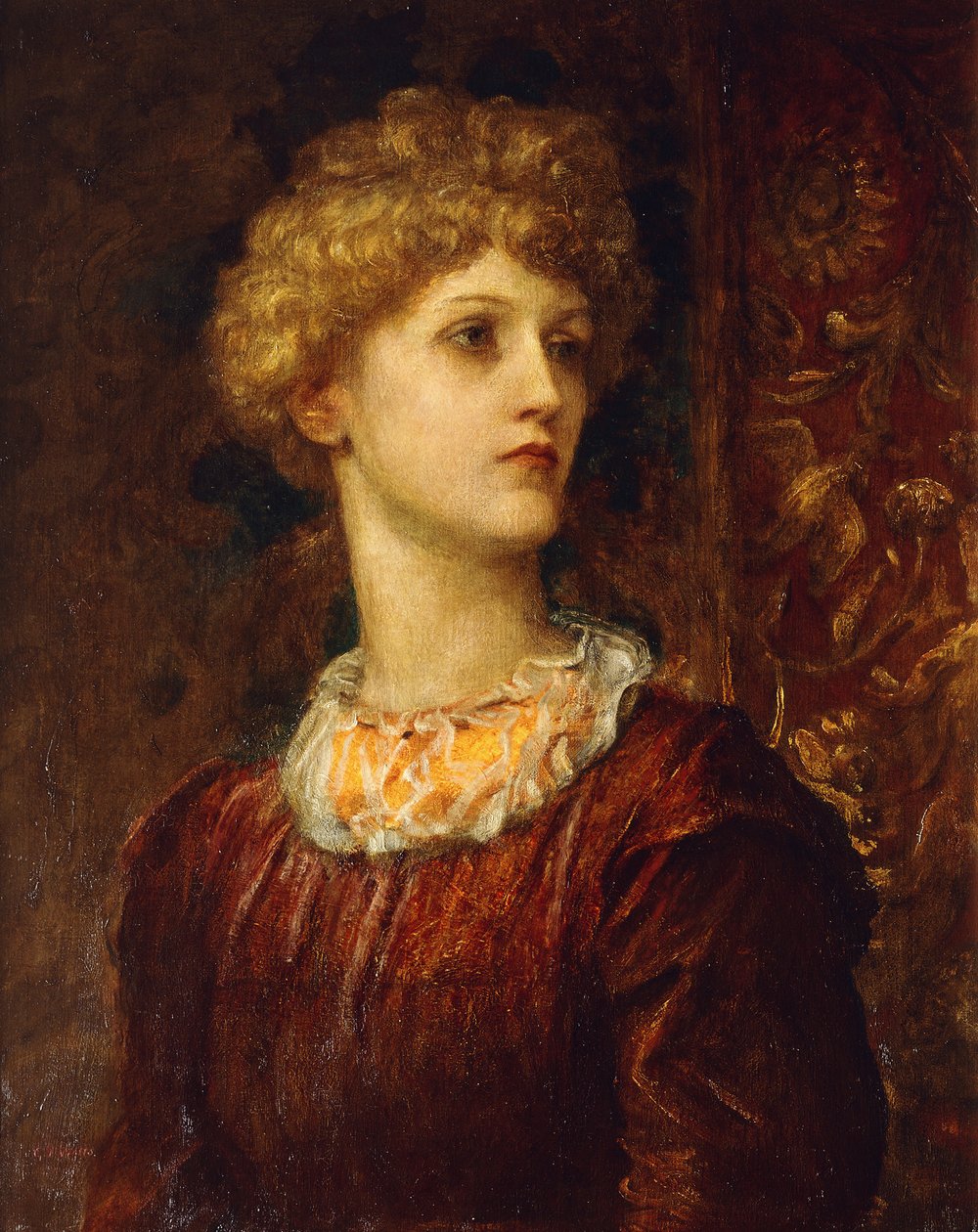 Dorothy Dene portréja, Mellhossz, alkotó: George Frederick Watts
