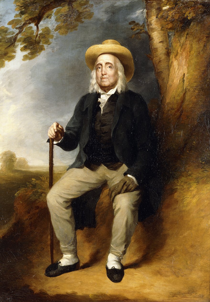 Jeremy Bentham portréja alkotó: George Frederick Watts