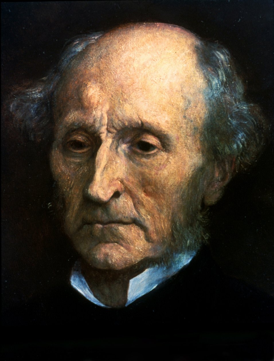 John Stuart Mill portréja.Brit filozófus és közgazdász 1806-tól 1873-ig.G.F.Watts festménye. Londoni Nemzeti Portré Galéria alkotó: George Frederick Watts
