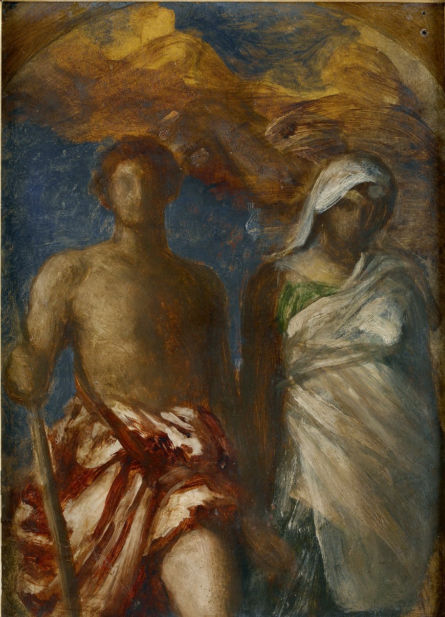 Idő és halál, 1868 alkotó: George Frederick Watts