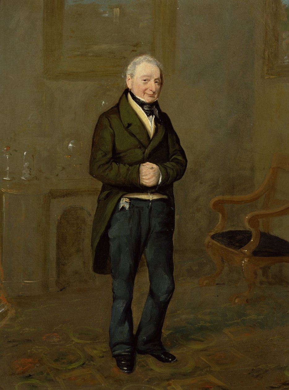 A yorkshire-i Bramham Park házi gondnokának portréja, azonosítva: John Pollock (1769-1837), 1822 körül (olaj, vászon) alkotó: George Garrard