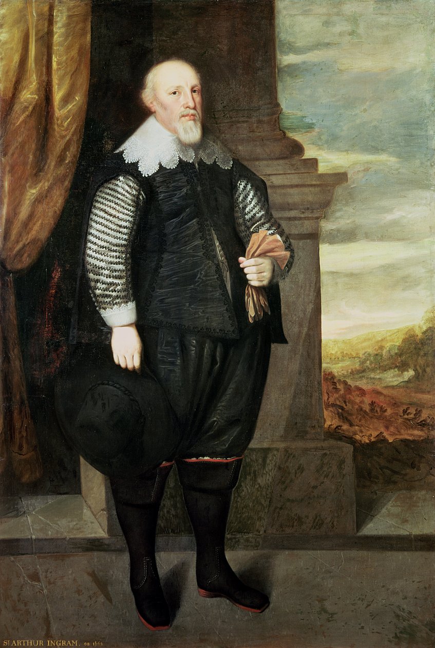 Sir Arthur Ingram (kb. 1570-1642) portréja 1638 (olaj, vászon) alkotó: George Geldorp