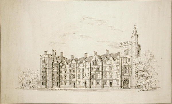 New College Oxford: Javasolt új épületek alkotó: George Gilbert Scott