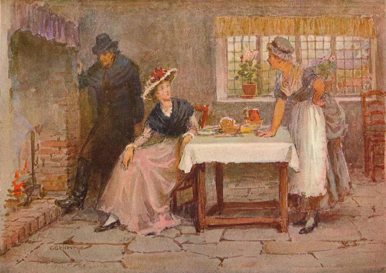 Langham-vázlat: Menedék, 1885 alkotó: George Goodwin Kilburne