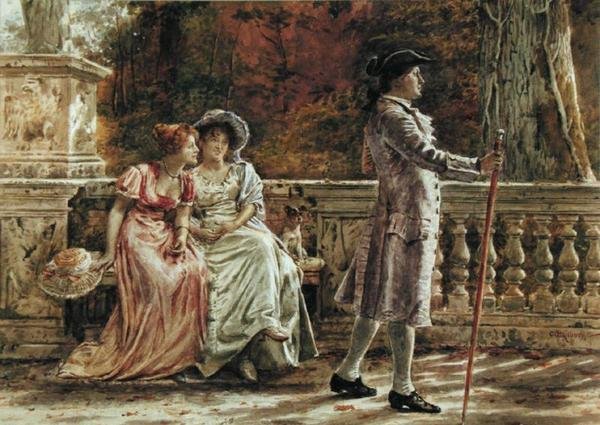 Lenyomat készítés (ceruza és akvarell papíron) alkotó: George Goodwin Kilburne