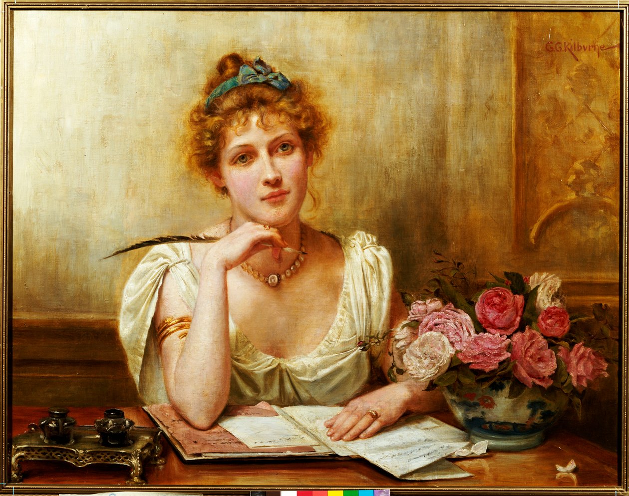 A levél alkotó: George Goodwin Kilburne