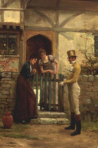 A látogató alkotó: George Goodwin Kilburne