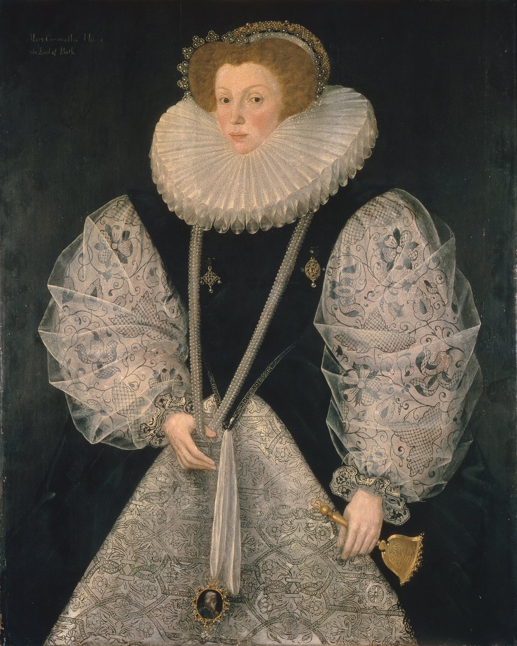 Mary Cornwallis, 1580-85 körül (olaj, panel) alkotó: George Gower