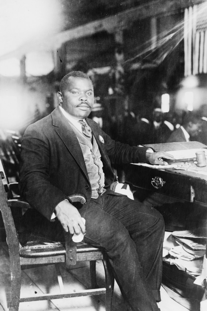 Marcus Garvey (1887-1940), pánafrikai és jamaicai nemzeti hős alkotó: George Grantham   Bain News Service Bain