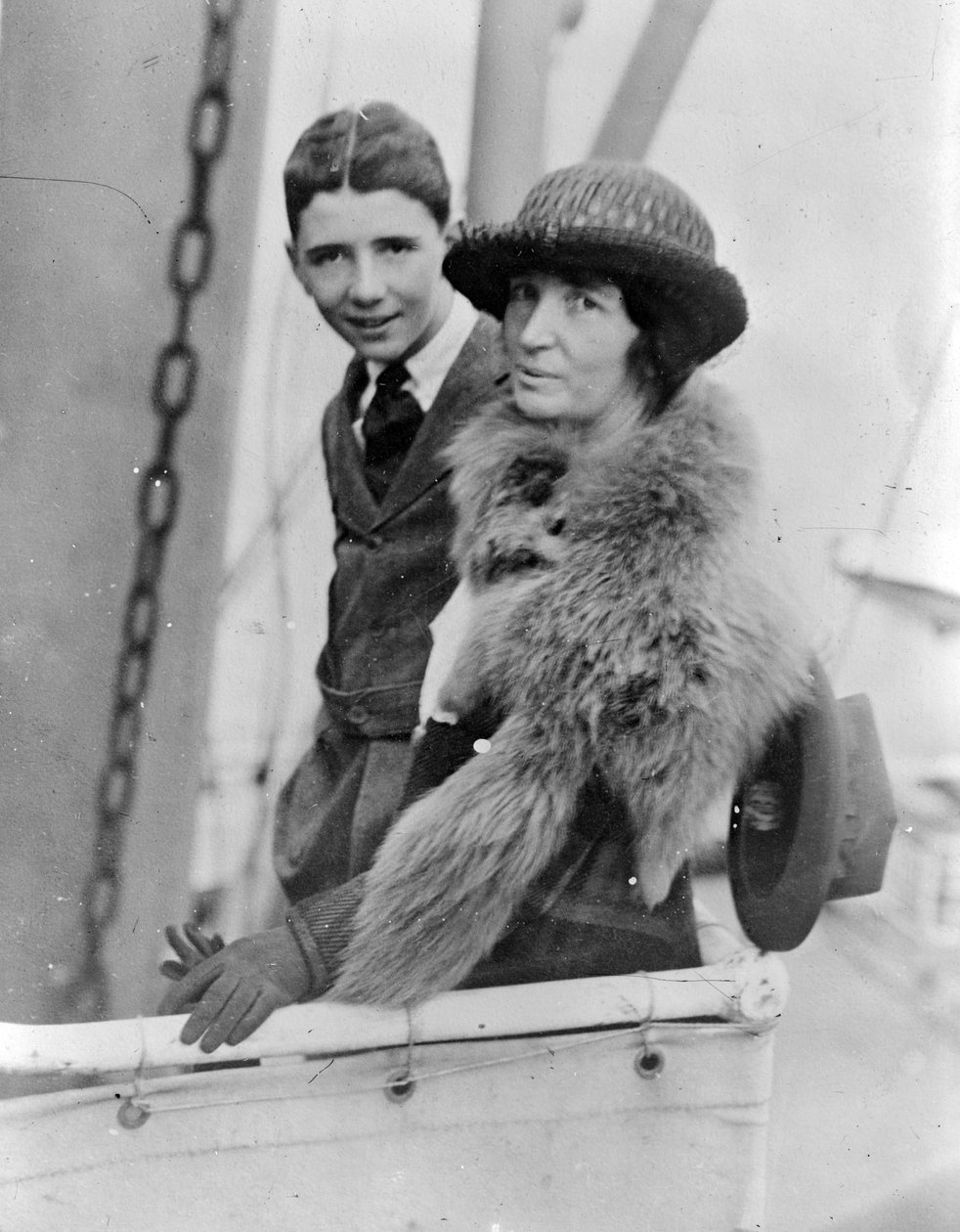 Margaret Sanger és idősebb fia, Stuart Japánban, 1922 alkotó: George Grantham Bain