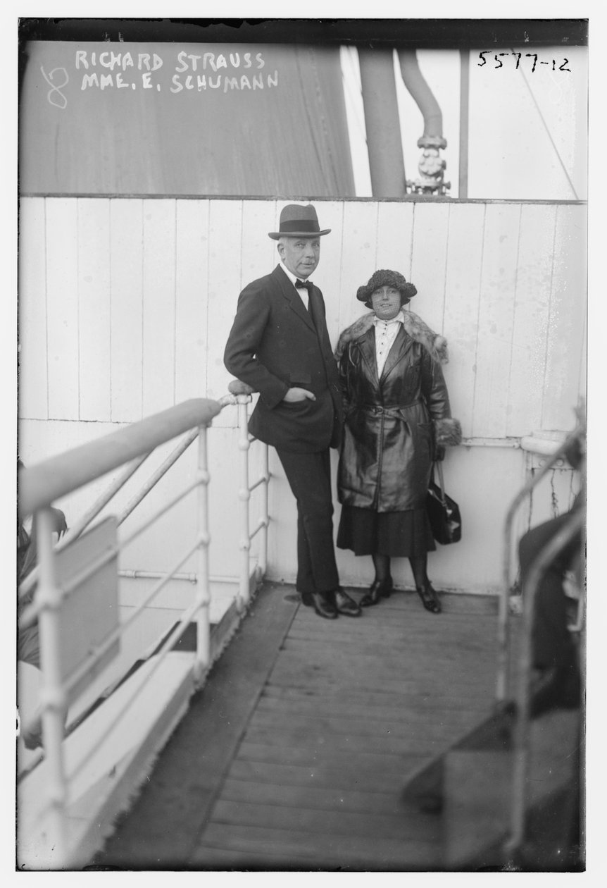 Elisabeth Schumann Richard Straussszal (f/w fotó) alkotó: George Grantham   Bain News Service Bain
