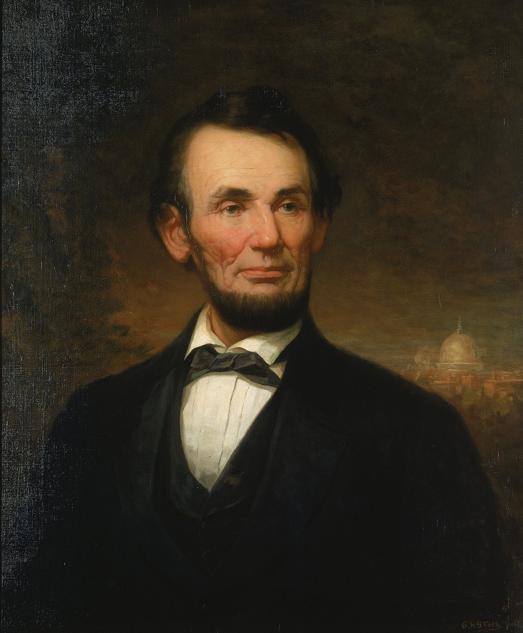 Abraham Lincoln, 1916. alkotó: George H. Story