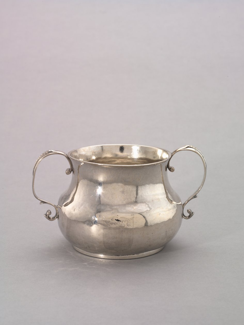 Kétnyelű pohár, 1720 körül alkotó: George Hanners