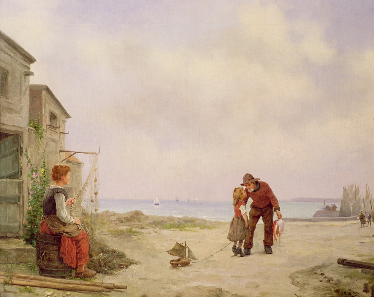 A halász visszatér alkotó: George Haquette