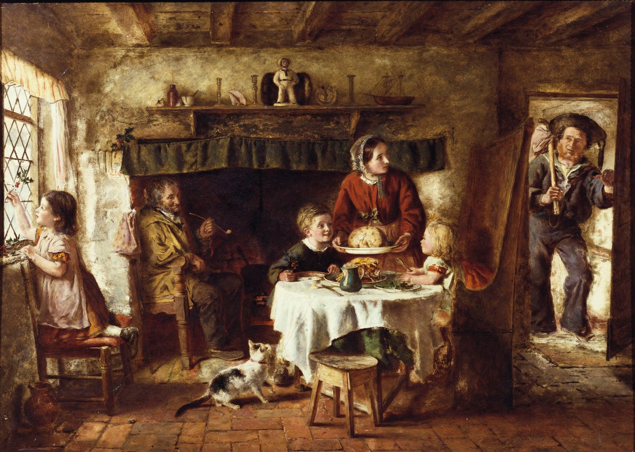 Karácsony napja, 1867 alkotó: George Hardy