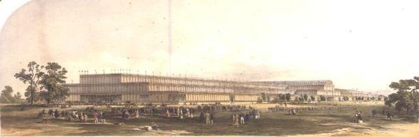 Épület az 1851-es londoni nagy kiállításhoz alkotó: George Hawkins