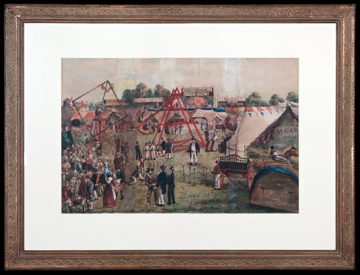 Croydon Fair, 1833 (kréta) alkotó: George Hawkins