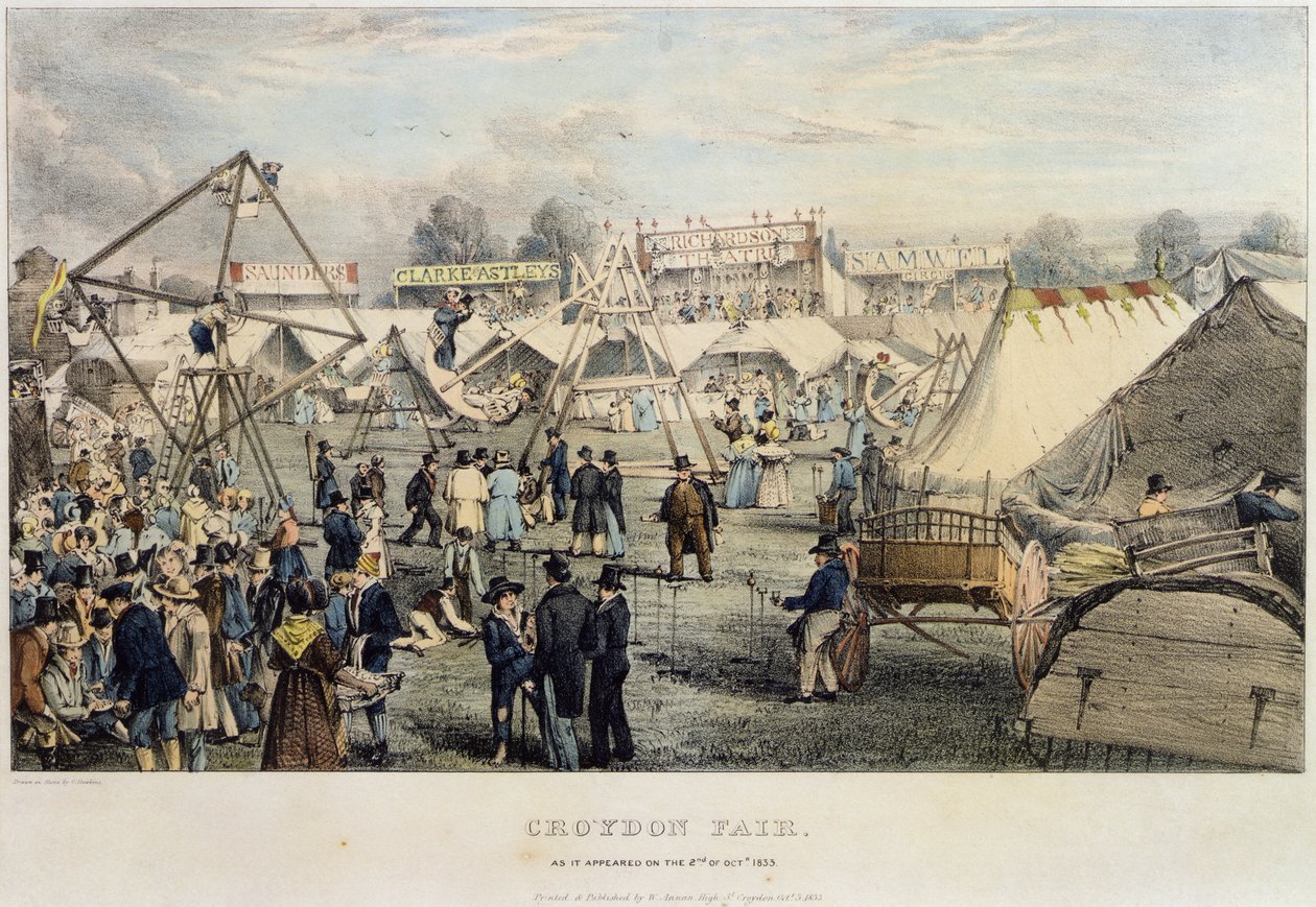 Croydon Vásár, 1833 alkotó: George Hawkins