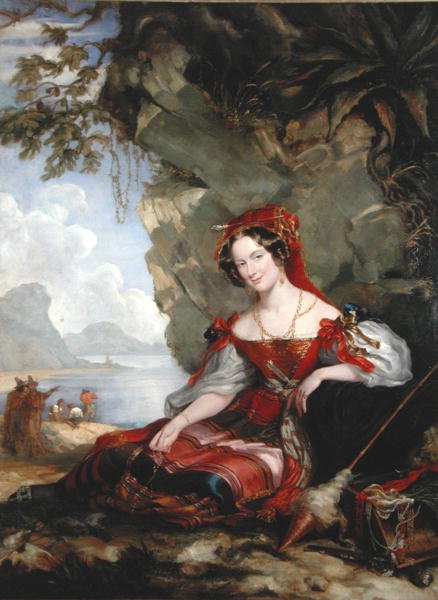 Lady Montague cigányként (olaj, vászon) alkotó: George Hayter