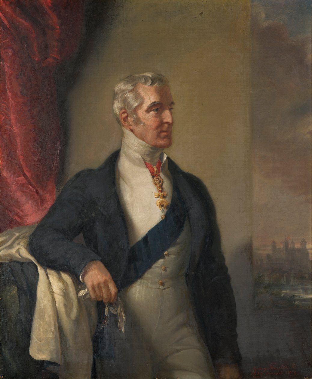 Wellington 1. hercegének portréja, 1839 körül (olaj, vászon) alkotó: George Hayter